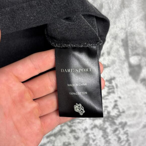 Darc Sport Wolves Grim Reaper Graphic T-shirt  Oversized Black purple Mens XL - Picture 4 of 7